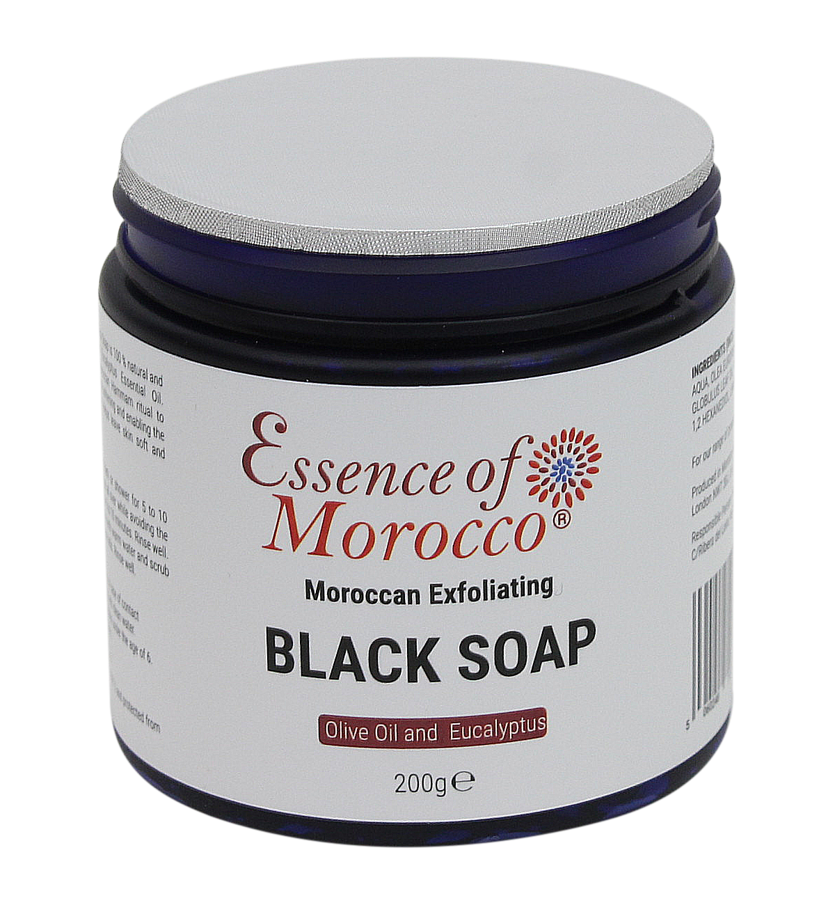 MoroccanBlackSoapEucalyptusBeldiSavonNoirHammamEssenceofMorocco