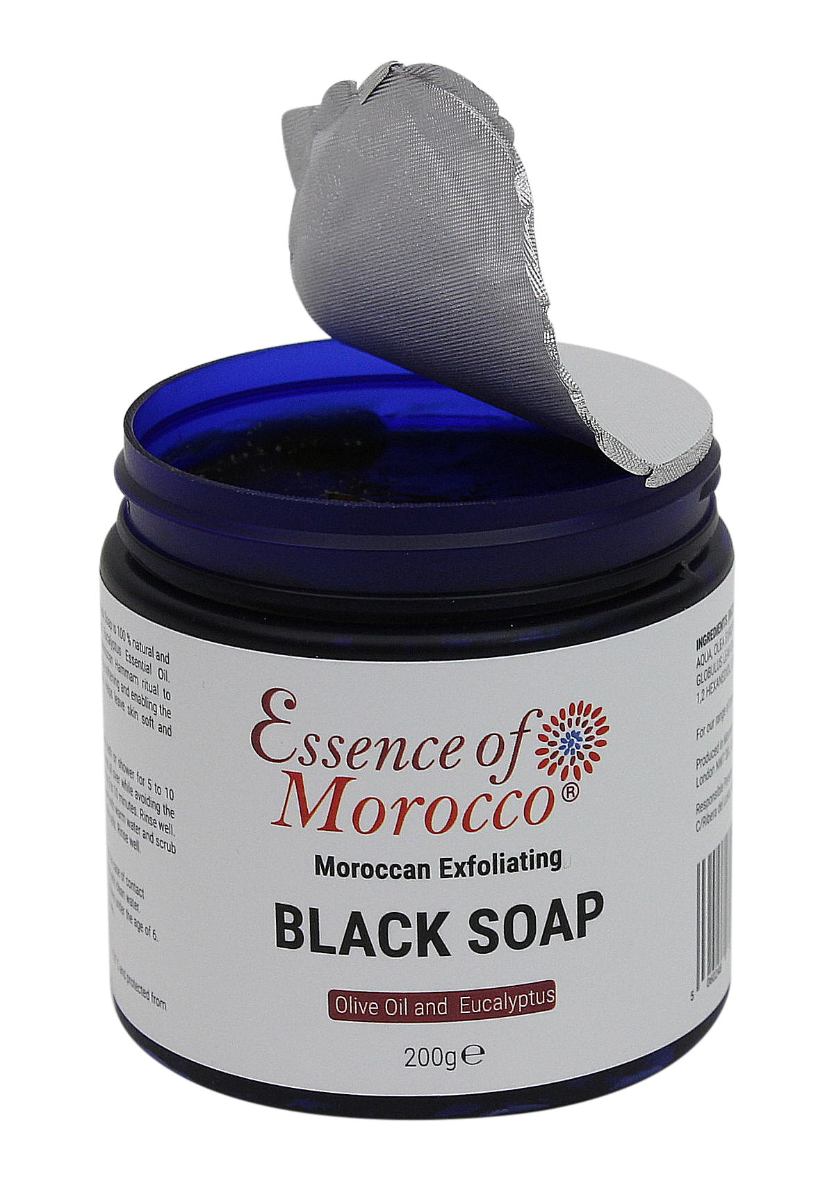 MoroccanBlackSoapEucalyptusBeldiSavonNoirHammamEssenceofMorocco