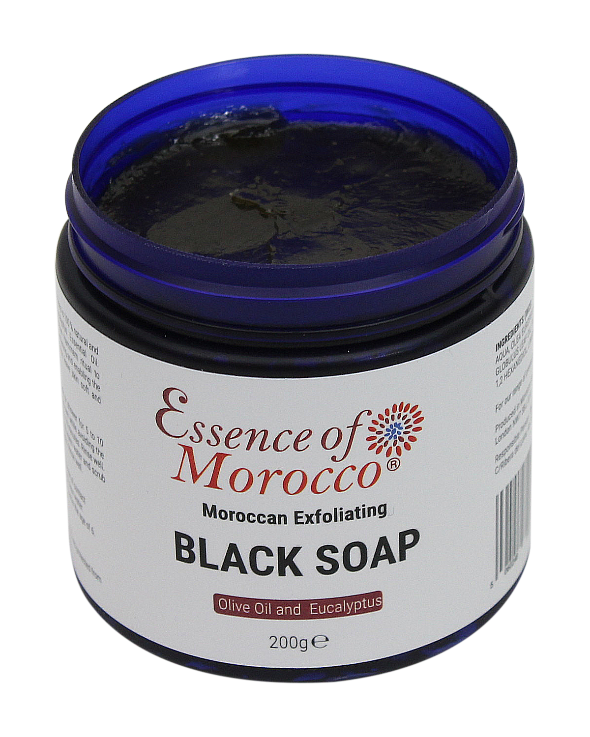 MoroccanBlackSoapEucalyptusBeldiSavonNoirHammamEssenceofMorocco