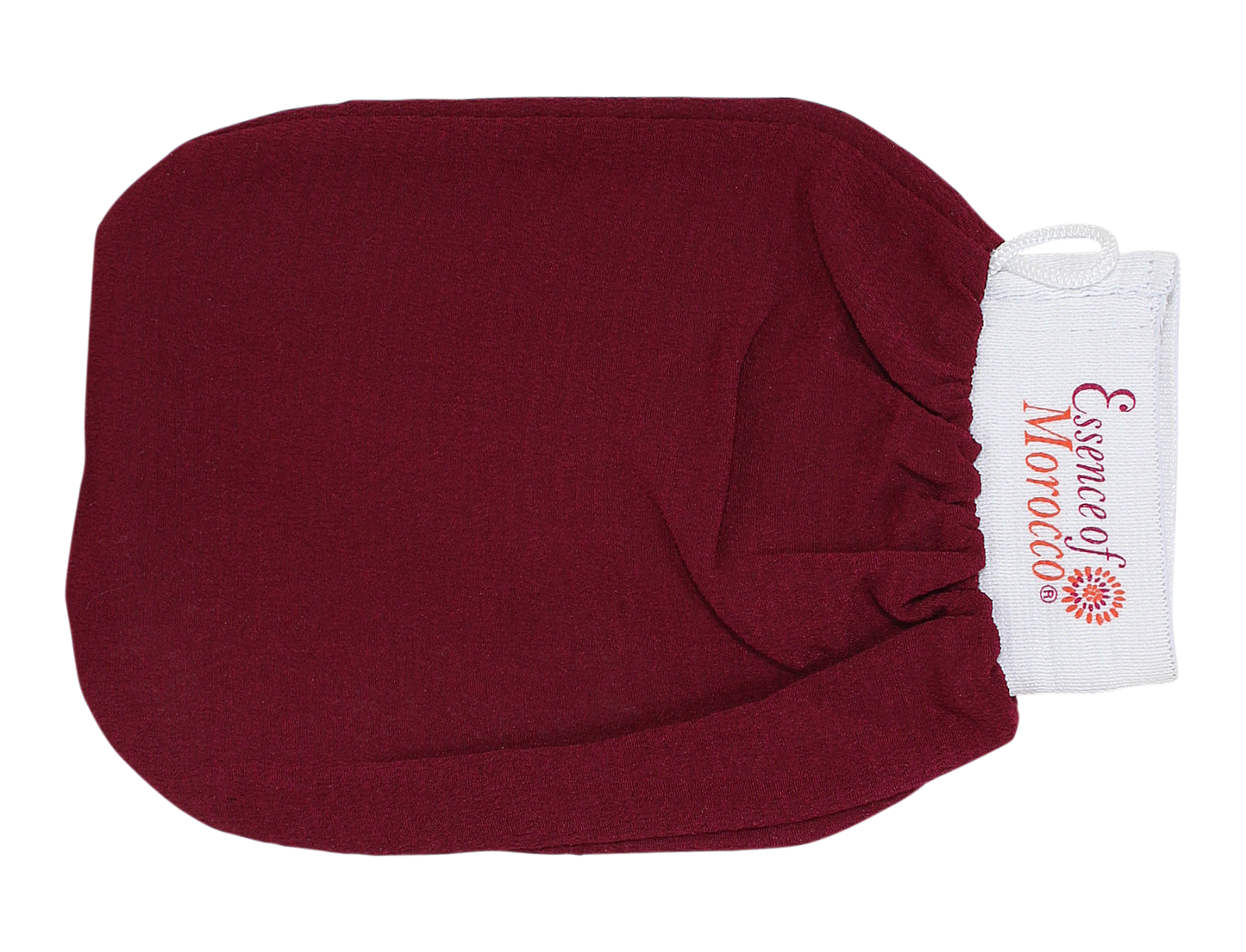 MoroccanExfoliatingKessaGloveBurgundyHammamSpaEssenceofMorocco