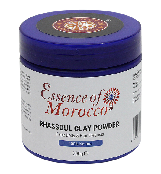 Rhassoul Clay Powder Mask Natural Pure Moroccan Ghassoul 200 g / 7 OZ