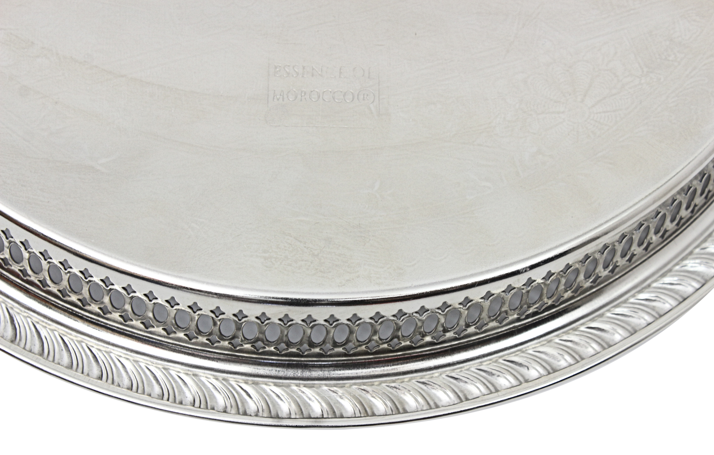 MoroccanSilverTrayEngravedFezSTA135cmEssenceofMorocco