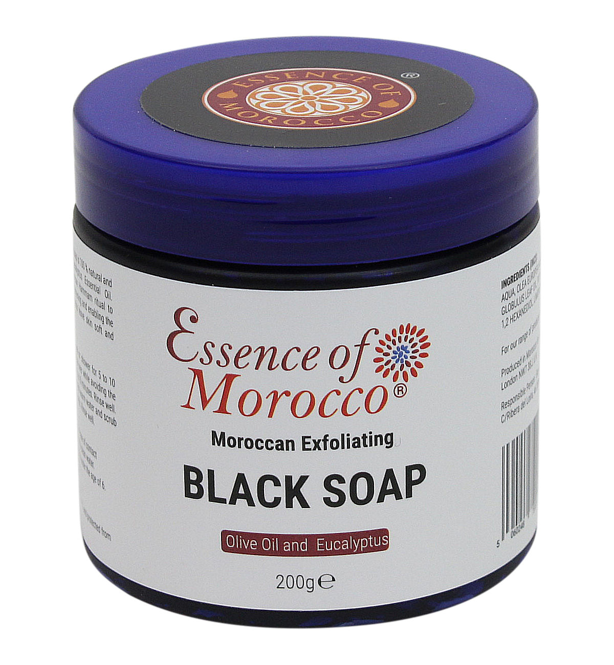 Moroccan Hammam Gift Set: Exfoliating Kessa Glove, Beldi Black Soap, Rhassoul Clay Powder