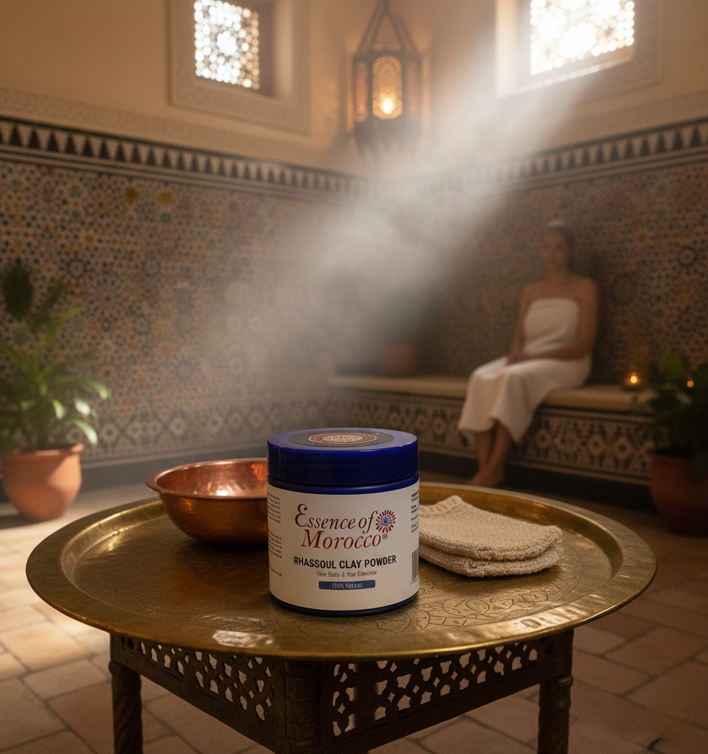 Rhassoul Clay Powder Mask Natural Pure Moroccan Ghassoul 250 g / 8.8 OZ