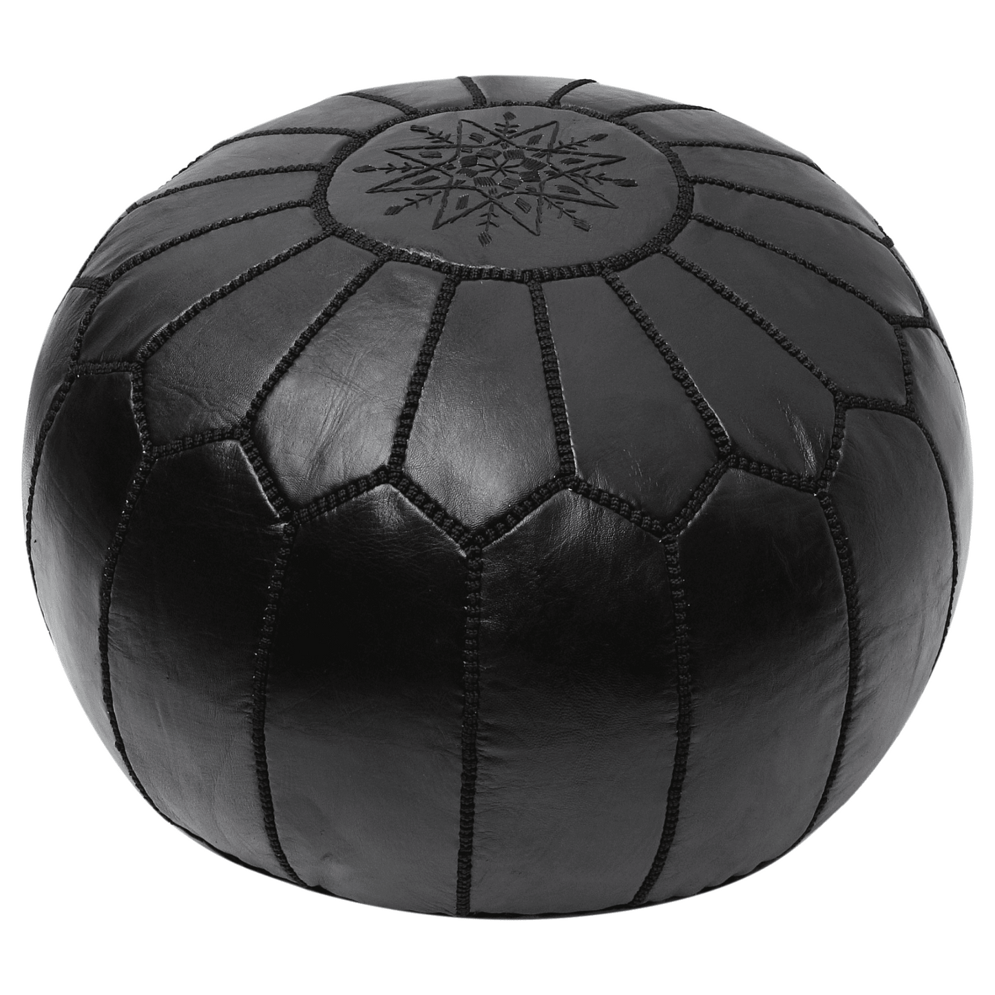 moroccan-black-pouffe-pouf-ottoman-footstool-cover-only-or-stuffed-real-leather