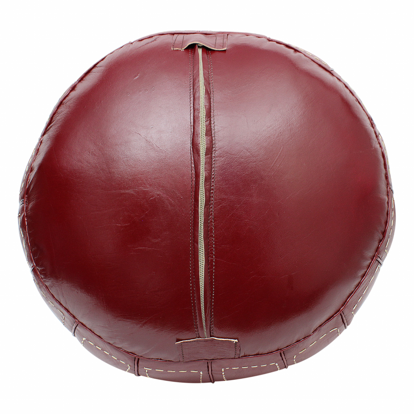 moroccan-largepouffe-pouf-ottoman-footstool-cover-only-or-stuffed-real-burgundy-leather.-handmade-cover-only-or-stuffed-cover-only