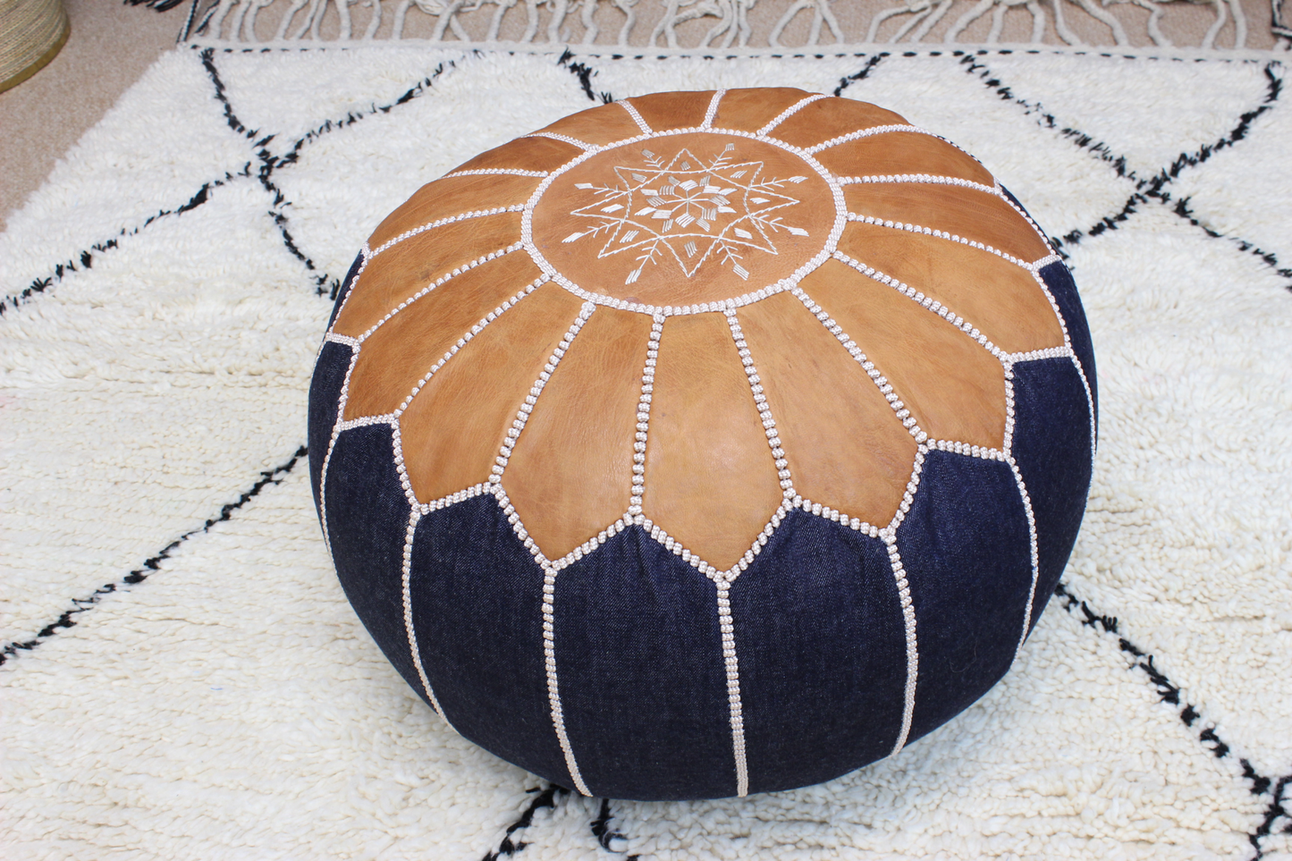 moroccan-leather-denim-pouffe-pouf-ottoman-footstool-cover-only-or-stuffed-blue-jean-leather-cover-only-or-stuffed