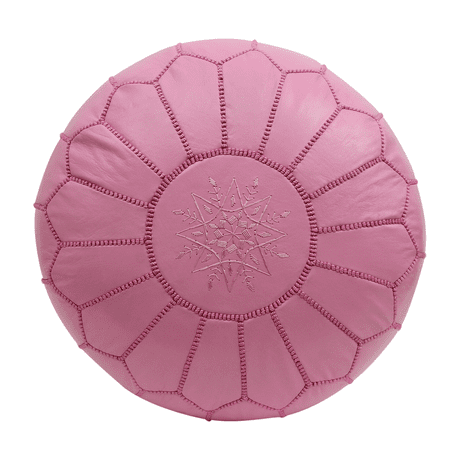 moroccan-pouffe-pouf-ottoman-footstool-cover-only-or-stuffed-pink-leather-cover-only-or-stuffed