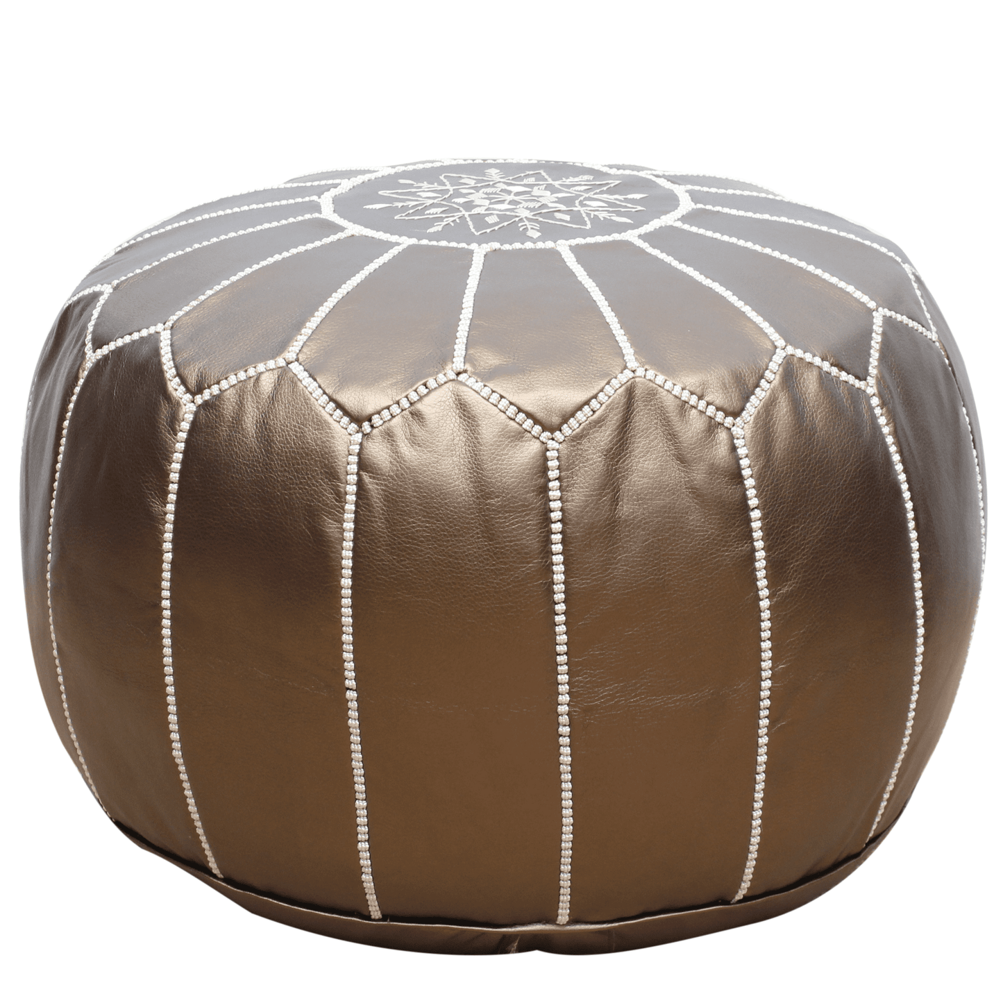 moroccan-pouffe-pouf-ottoman-footstool-metallic-bronze-in-faux-leather-cover