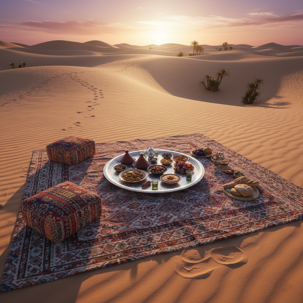 Moroccan ALUMINIUM TRAY Handmade Hand Engraved Extra Large Diameter 75 cm / 29.5 inches (ALT17)