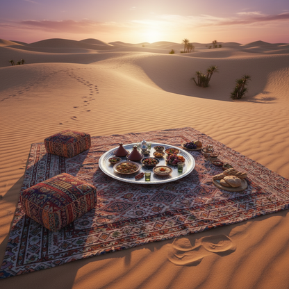 Moroccan ALUMINIUM TRAY Handmade Hand Engraved Extra Large Diameter 75 cm / 29.5 inches (ALT17)