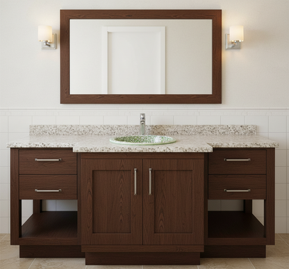 Moroccan Sink Washbasin Wash Basin Ceramic Handmade Green Free Waste (SW103)