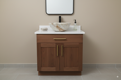 Moroccan Sink Washbasin Wash Basin Marble Stone Hand Carved Free Waste 31 cm (MS2)