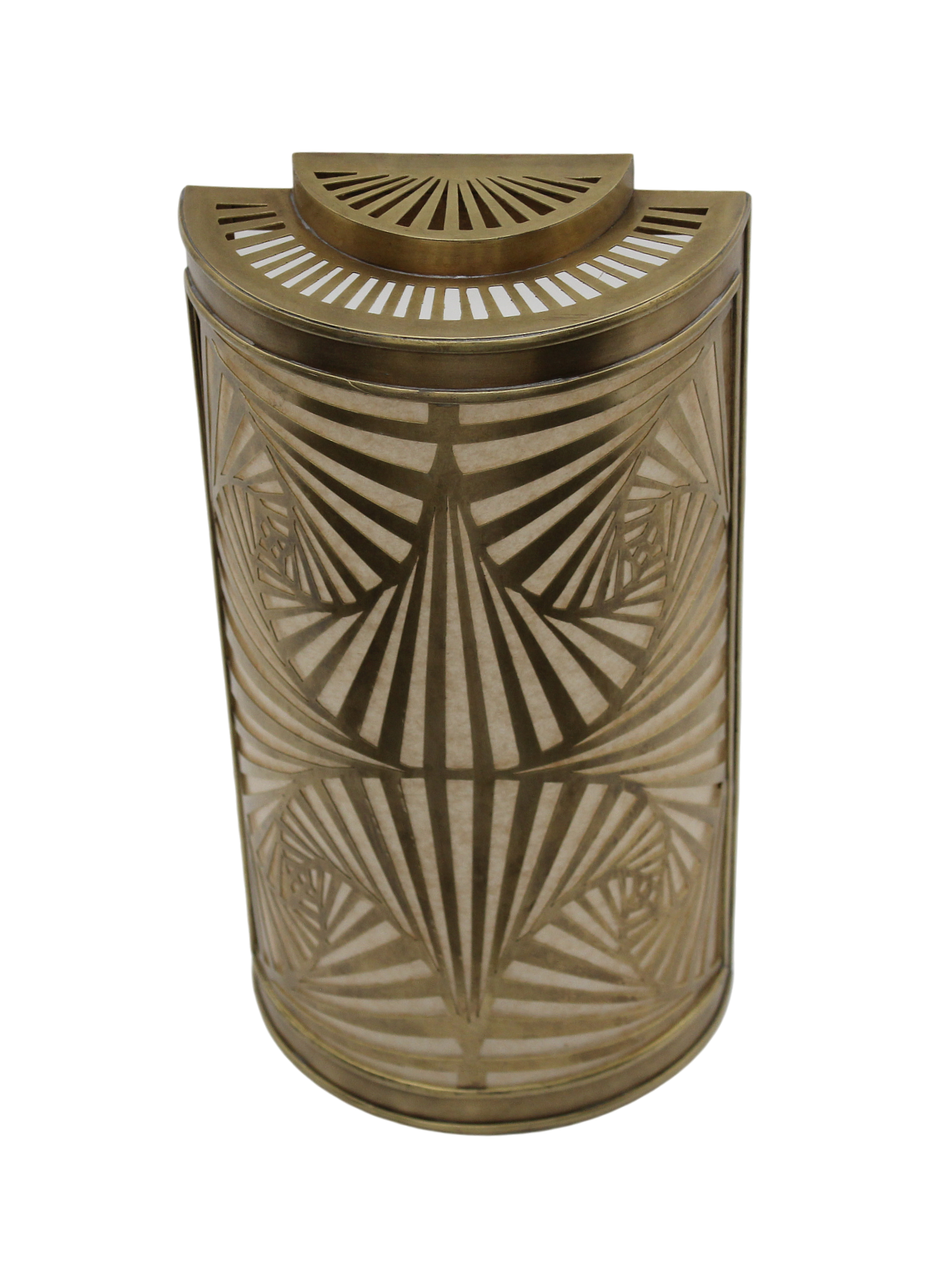 Moroccan Brass Wall Sconce Light Shade Handmade – Vintage Art Deco Openwork Design (BS3)