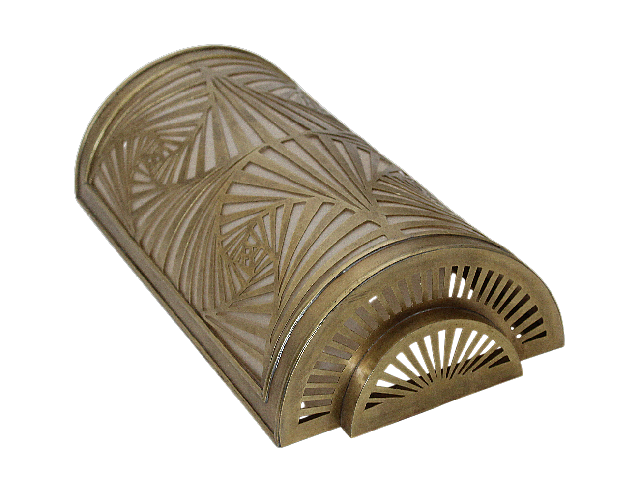Moroccan Brass Wall Sconce Light Shade Handmade – Vintage Art Deco Openwork Design (BS3)