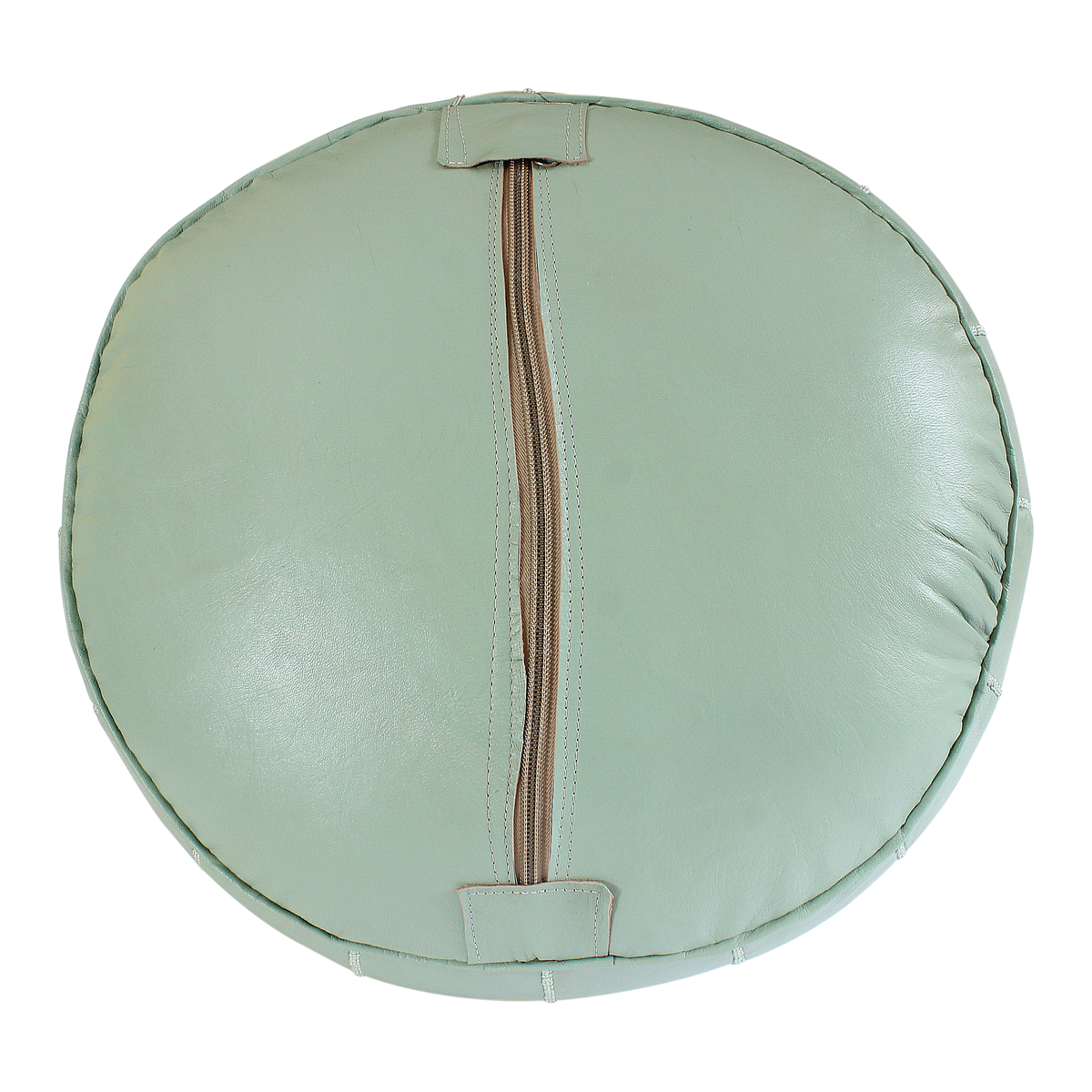Moroccan Pastel Green Pouffe Pouf Ottoman Footstool COVER ONLY or STUFFED Real Leather