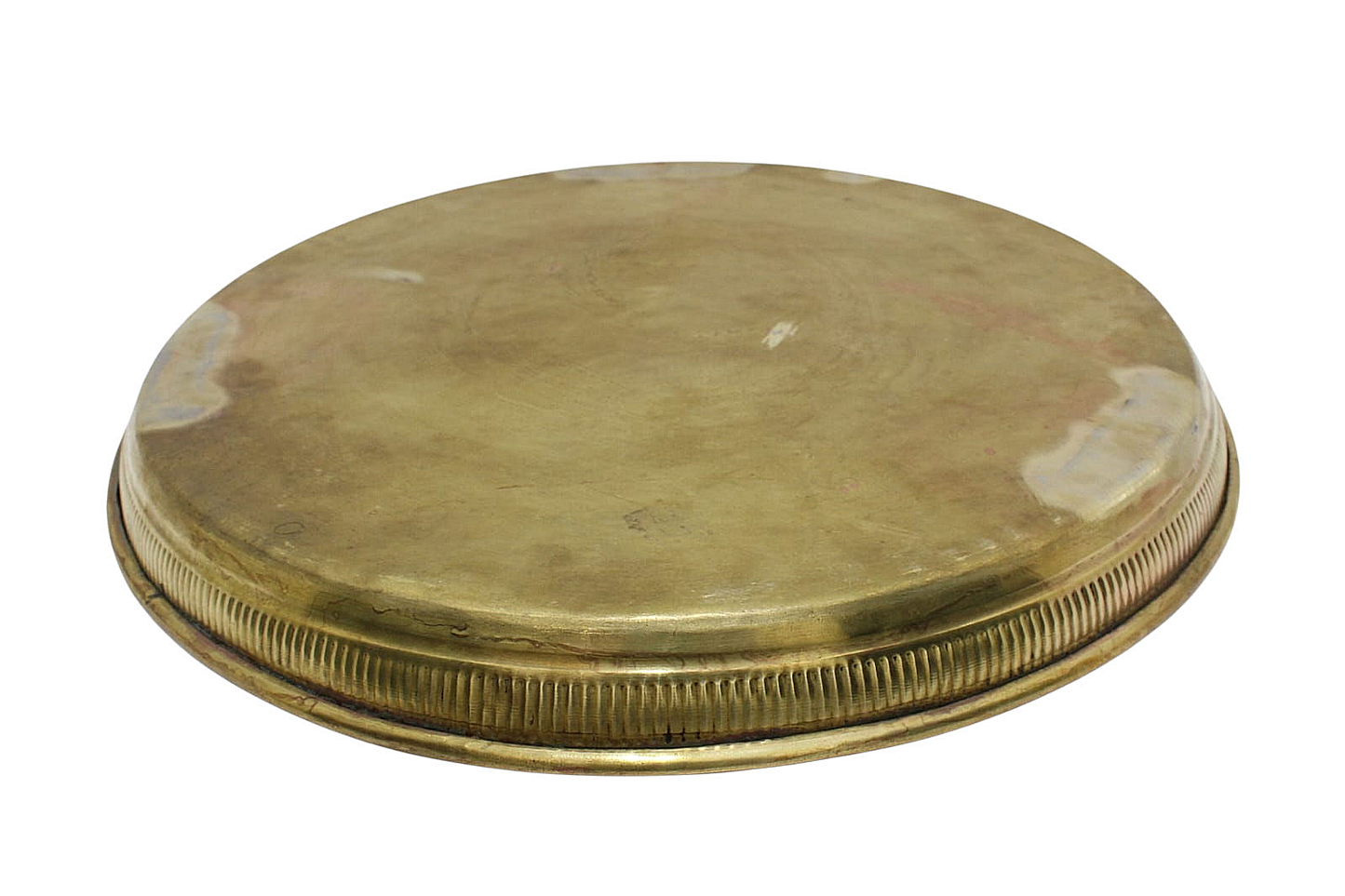 Moroccan VINTAGE BRASS TRAY Handmade Hand Engraved Large (VBT1)