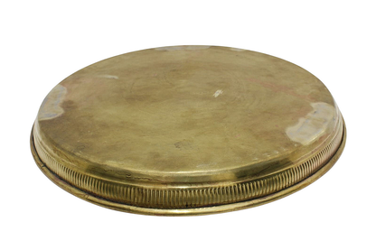 Moroccan VINTAGE BRASS TRAY Handmade Hand Engraved Large (VBT1)