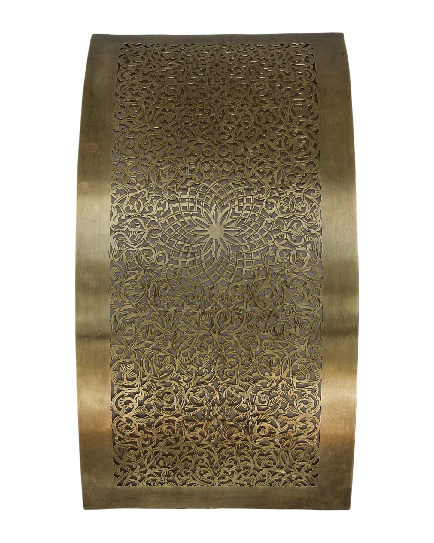 Moroccan Brass Wall Sconce Light Shade Handmade – Vintage Fes Fine Openwork Design (BS1)