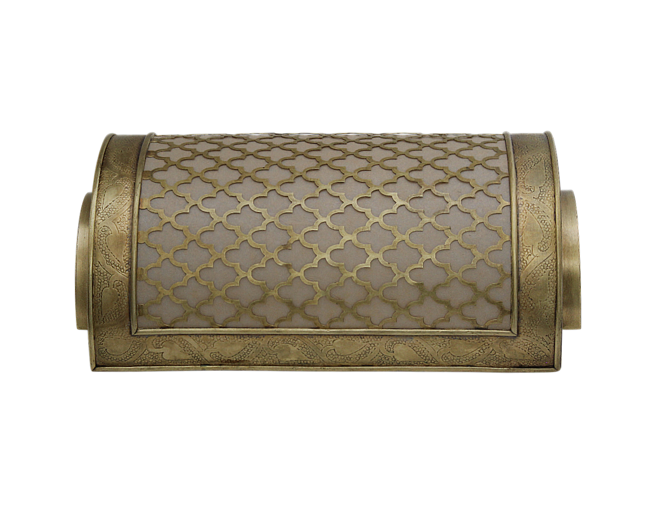 Moroccan Brass Wall Sconce Light Shade Handmade – Vintage Fes Openwork Design (BS2)