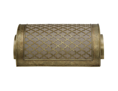 Moroccan Brass Wall Sconce Light Shade Handmade – Vintage Fes Openwork Design (BS2)