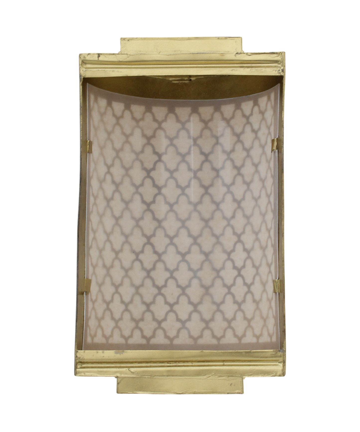 Moroccan Brass Wall Sconce Light Shade Handmade – Vintage Fes Openwork Design (BS2)