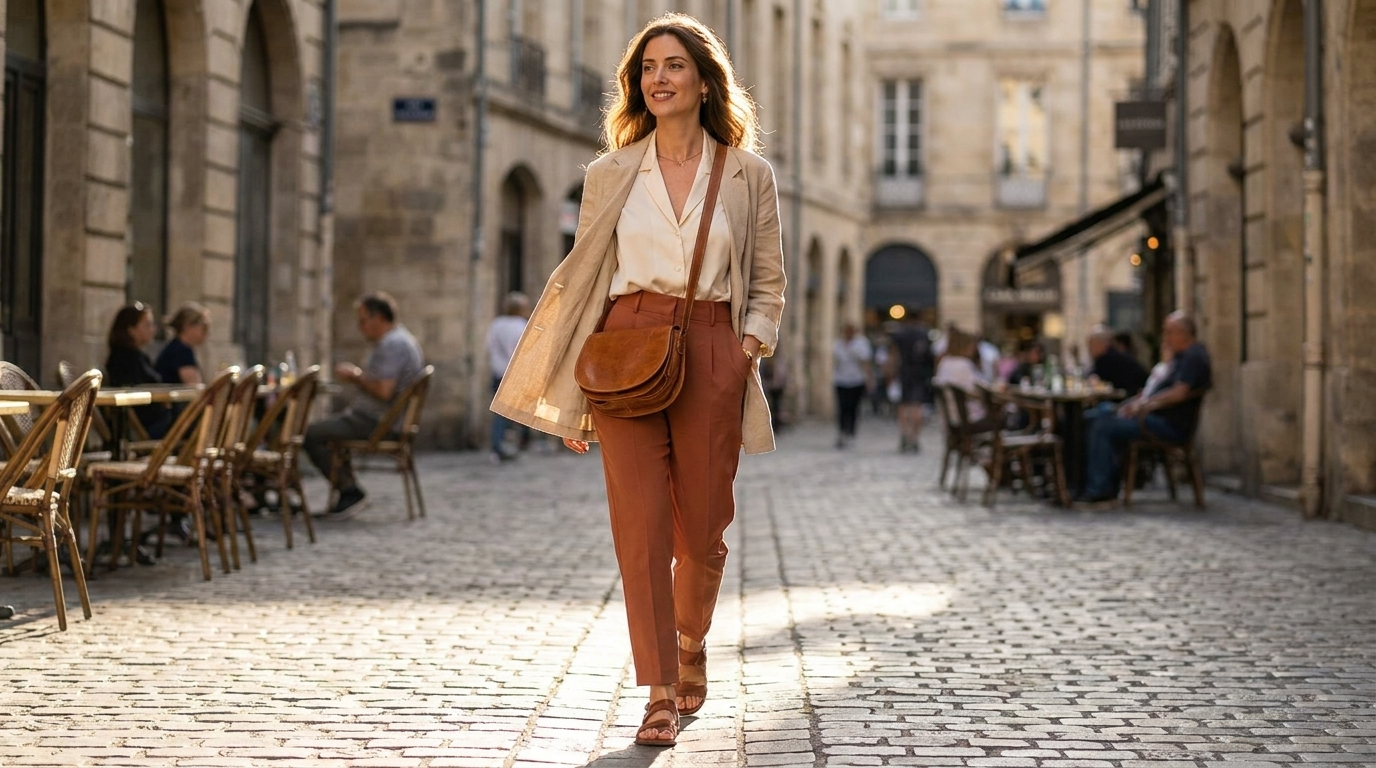 Rich Tan Leather Saddle Bag | Handmade Moroccan Crossbody Bag | Adjustable Strap | Vintage Style Cowhide