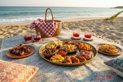 Moroccan VINTAGE BRASS TRAY Handmade Hand Engraved Large (VBT1)