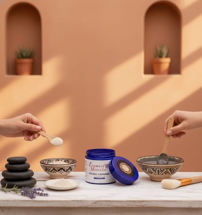 Rhassoul Clay Powder Mask Natural Pure Moroccan Ghassoul 250 g / 8.8 OZ