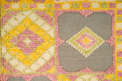 Moroccan Berber Wool Rug – Handwoven & Hand-Knotted, 160 x 104 cm / 5.3 x 3.4 ft