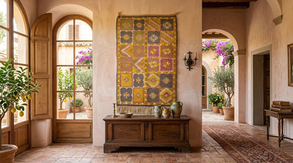 Moroccan Berber Wool Rug – Handwoven & Hand-Knotted, 160 x 104 cm / 5.3 x 3.4 ft