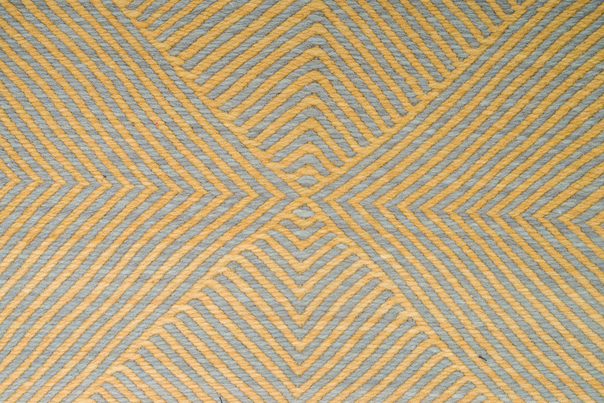 Moroccan Zanafi Wool Rug – Handwoven Flatweave Geometric, 205 x 152 cm / 6.7 x 5 ft