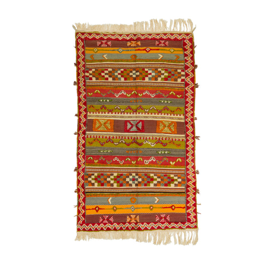 Moroccan Berber Wool Rug – Handwoven & Hand-Knotted, 210 x 155 cm / 6.9 x 5.1 ft (Copy)