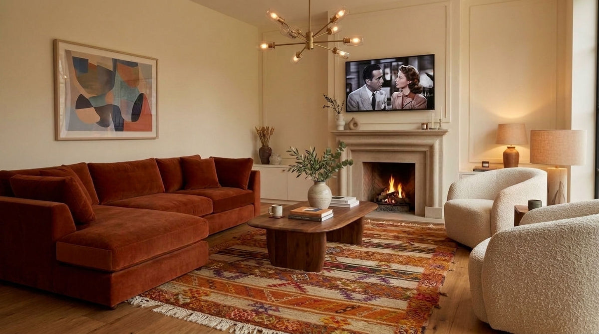 Moroccan Berber Wool Rug – Handwoven & Hand-Knotted Glaoui, 260 x 140 cm / 8.5 x 4.6 ft
