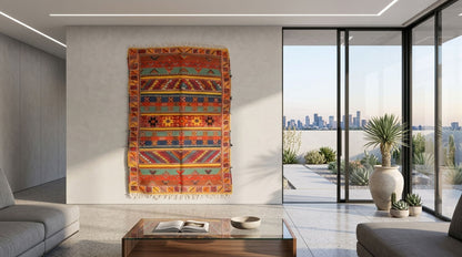 Moroccan Berber Wool Rug – Handwoven & Hand-Knotted Glaoui, 250 x 156 cm / 8.2 x 5 ft