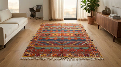 Moroccan Berber Wool Rug – Handwoven & Hand-Knotted Glaoui, 250 x 156 cm / 8.2 x 5 ft