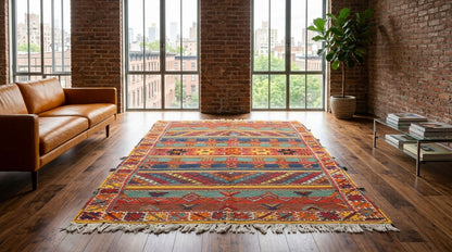 Moroccan Berber Wool Rug – Handwoven & Hand-Knotted Glaoui, 250 x 156 cm / 8.2 x 5 ft