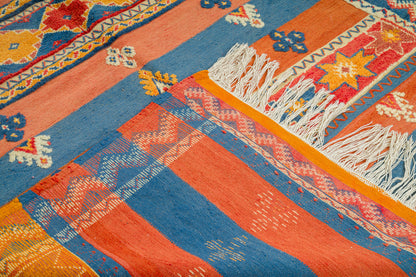 Moroccan Berber Wool Rug – Handwoven & Hand-Knotted Glaoui, 255 x 156 cm / 8.4 x 5.1 ft