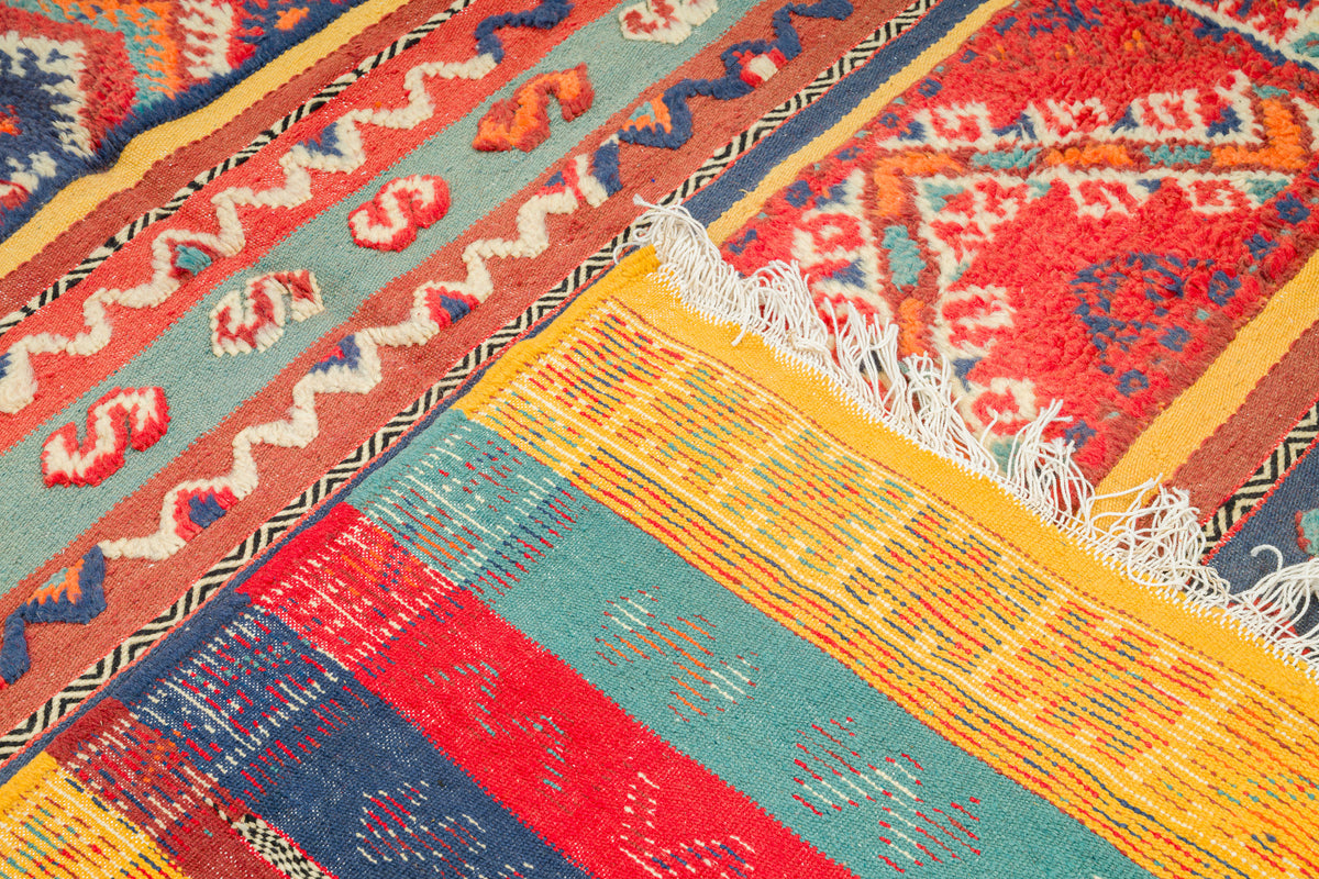 Moroccan Berber Wool Rug – Handwoven & Hand-Knotted Glaoui, 274 x 153 cm / 9 x 5 ft