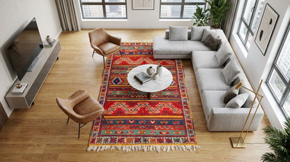 Moroccan Berber Wool Rug – Handwoven & Hand-Knotted Glaoui, 274 x 153 cm / 9 x 5 ft