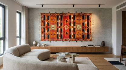 Moroccan Berber Wool Rug – Handwoven & Hand-Knotted Glaoui, 267 x 148 cm / 8.8 x 4.9 ft