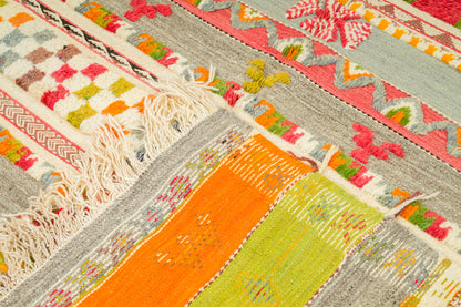 Moroccan Berber Wool Rug – Handwoven & Hand-Knotted Glaoui, 255 x 158 cm / 8.4 x 5.2 ft