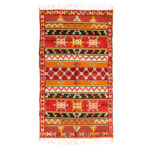 Moroccan Berber Wool Rug – Handwoven & Hand-Knotted Glaoui, 260 x 150 cm / 8.5 x 4.9 ft