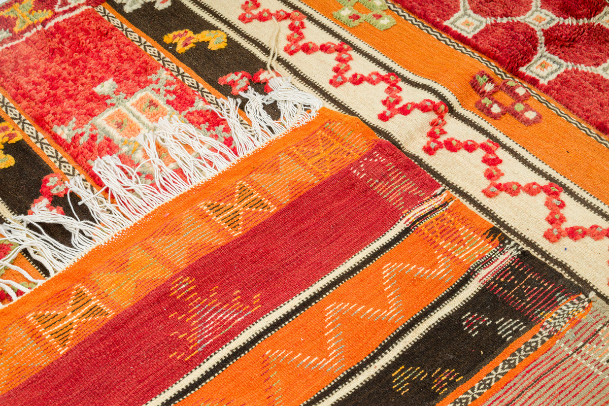 Moroccan Berber Wool Rug – Handwoven & Hand-Knotted Glaoui, 260 x 150 cm / 8.5 x 4.9 ft