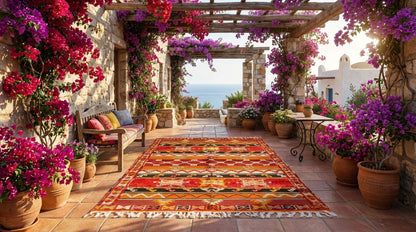 Moroccan Berber Wool Rug – Handwoven & Hand-Knotted Glaoui, 260 x 150 cm / 8.5 x 4.9 ft