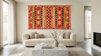 Moroccan Berber Wool Rug – Handwoven & Hand-Knotted Glaoui, 260 x 150 cm / 8.5 x 4.9 ft