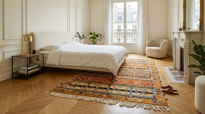 Moroccan Berber Wool Rug – Handwoven & Hand-Knotted Glaoui, 252 x 156 cm / 8.3 x 5.1 ft