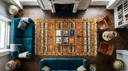 Moroccan Berber Wool Rug – Handwoven & Hand-Knotted Glaoui, 252 x 156 cm / 8.3 x 5.1 ft