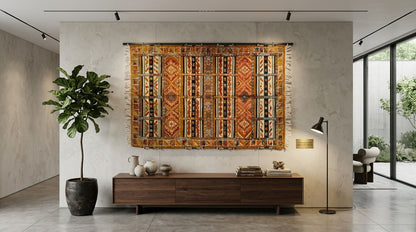 Moroccan Berber Wool Rug – Handwoven & Hand-Knotted Glaoui, 252 x 156 cm / 8.3 x 5.1 ft