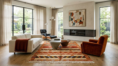 Moroccan Berber Wool Rug – Handwoven & Hand-Knotted Glaoui, 256 x 152 cm / 8.4 x 5 ft